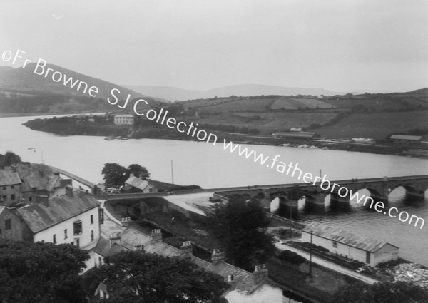 RIVER & BRIDGE FROM CATHEDRAL TOWER LOOKING N.E.